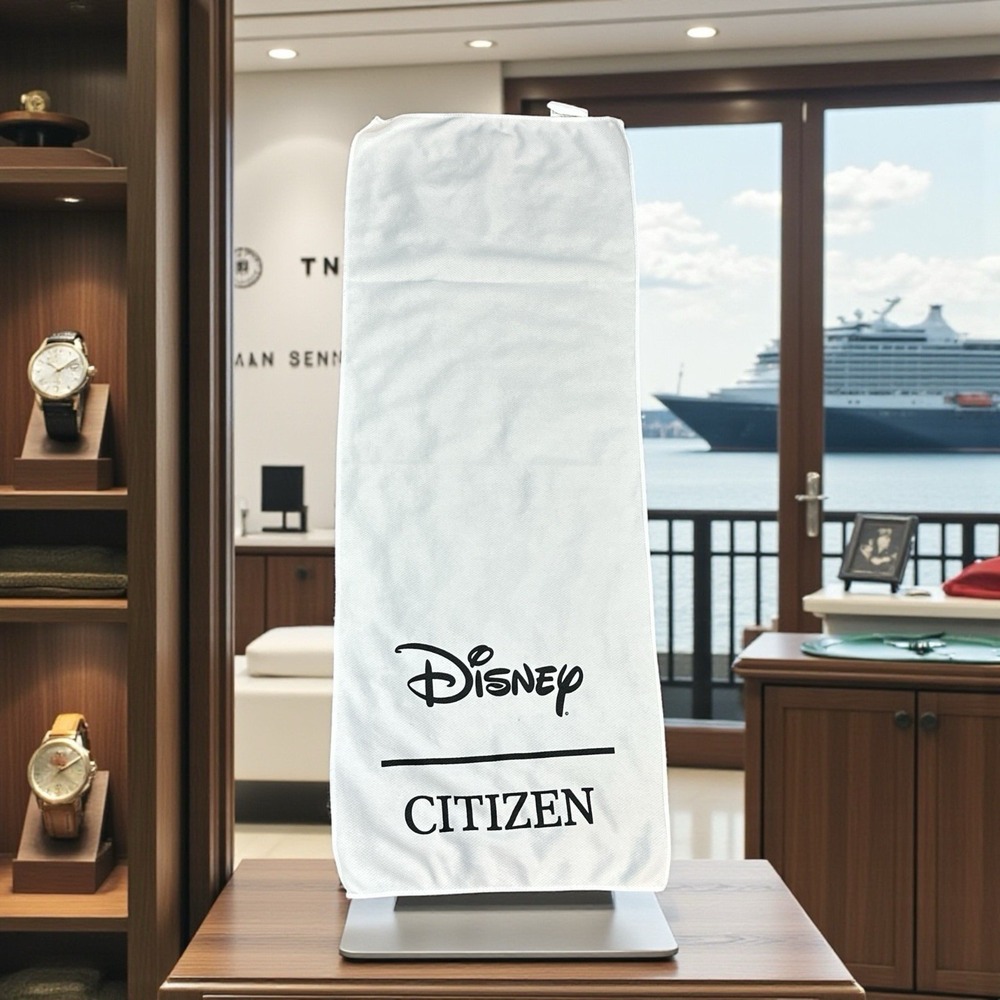 Disney‎ Collaboration With Citizen Logo White Refreshing Cooling Event Towel